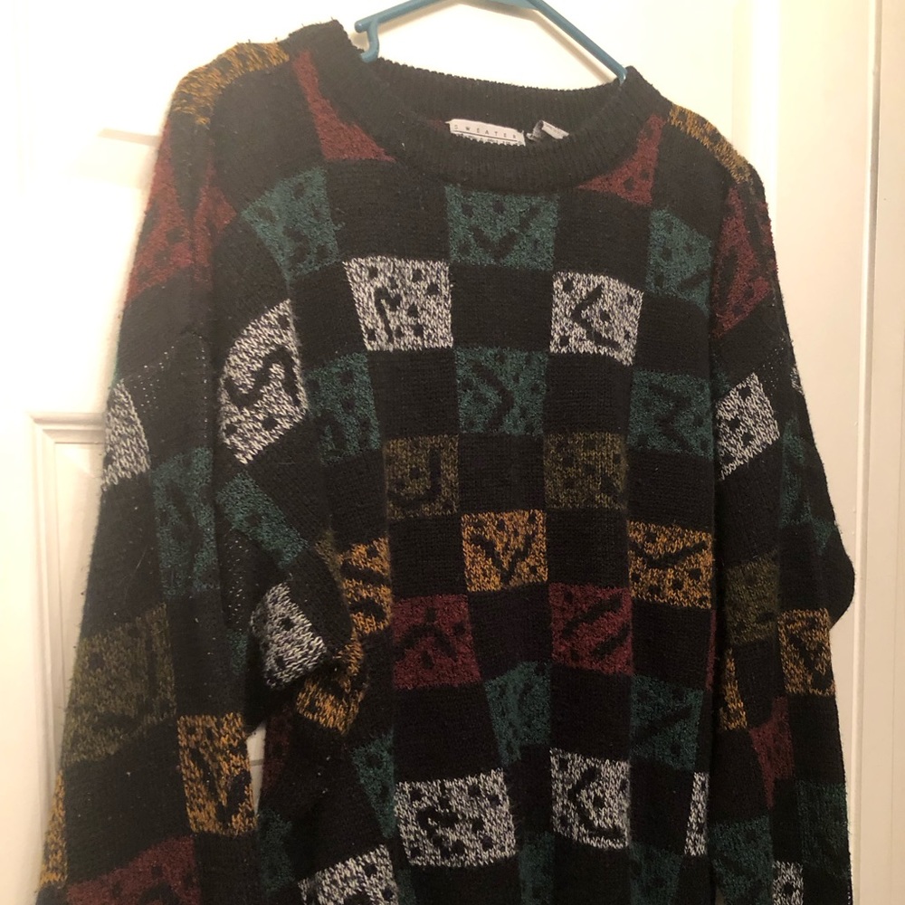 Vintage grandpa sweater size XL